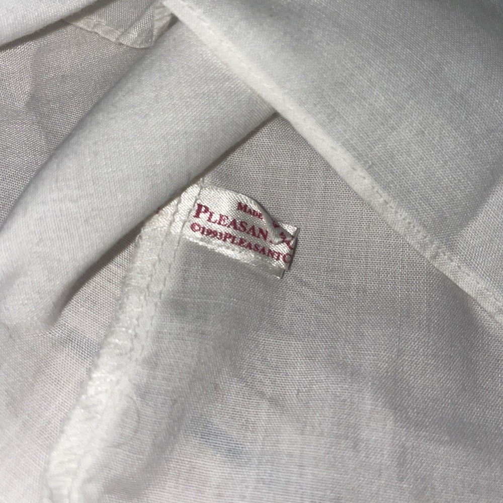 American Girl Doll Pleasant Company White Shirt Top Slip 1993 Vintage #3395 - Picture 5 of 6